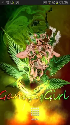 Sexy Weed Girl android App screenshot 0