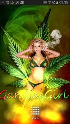 Sexy Weed Girl android App screenshot 2